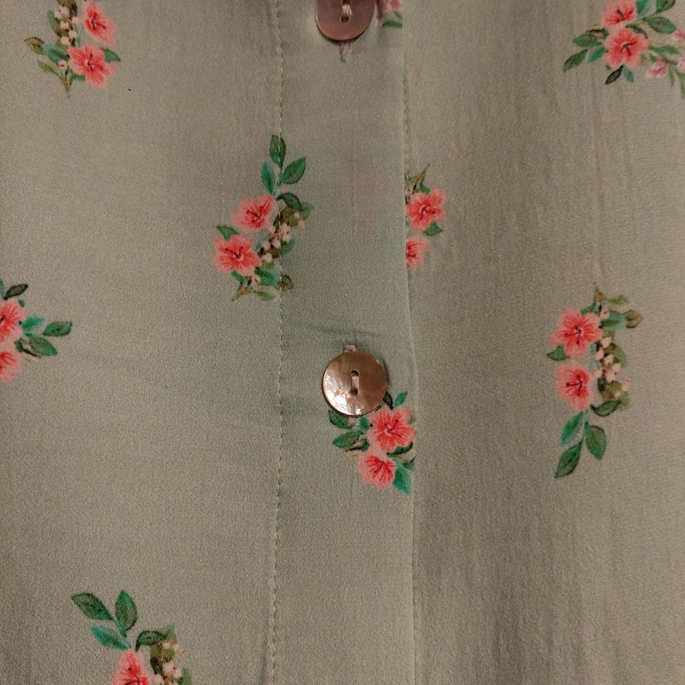 Sleeper Floral Patterned Button Down - image 6